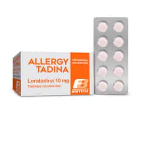 Allergy-tadina 10mg Tableta Recubierta