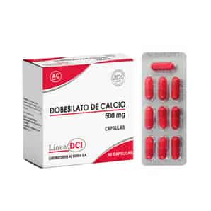 Dobesilato de Calcio 500mg Cápsula
