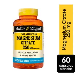 Magnesium Citrate Cápsula Blanda Mason Natural