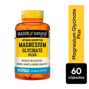 Magnesium Glycinate Plus Cápsula Mason Natural