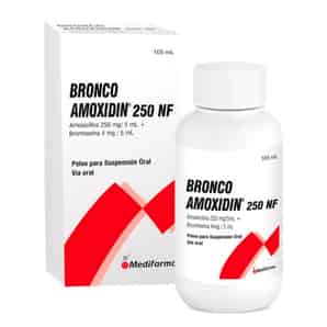 Bronco Amoxidin 250 NF 250 mg + 4 mg/5 mL