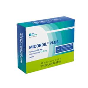 Micordil Plus 80 mg + 12.5 mg Tableta