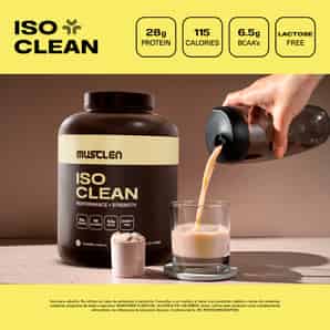Proteína Aislada - Iso Clean - Sabor Caramel Vainilla - 1.85 kg - Musclen