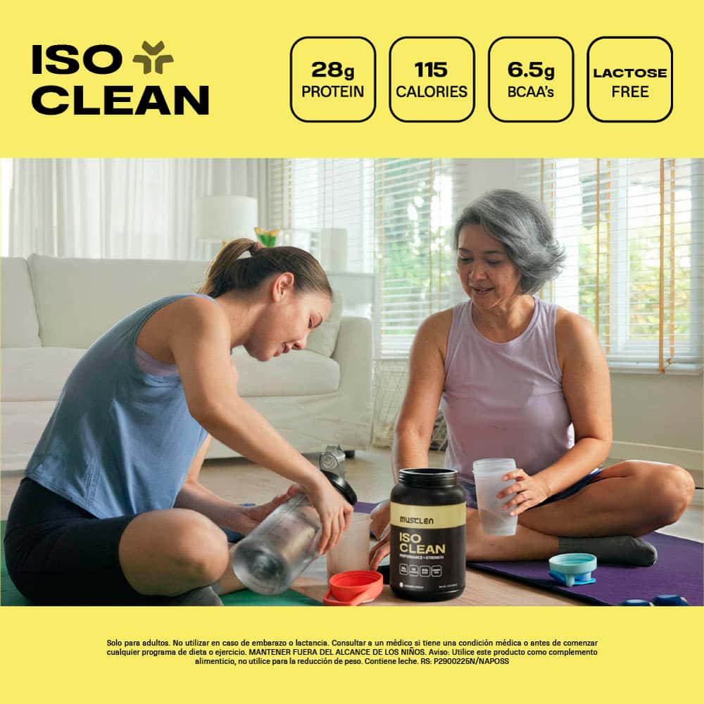 Proteína Aislada - Iso Clean - Sabor Caramel Vainilla - 850 g - Musclen