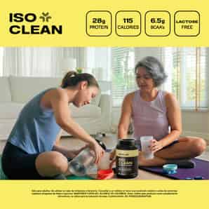 Proteína Aislada - Iso Clean - Sabor Caramel Vainilla - 850 g - Musclen
