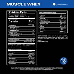 Proteína Whey Sabor Creamy Vainilla 2300g - Musclean