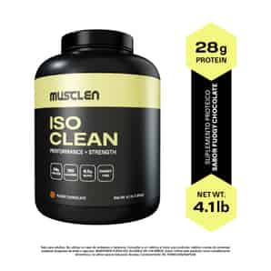 Proteína Aislada Iso Clean Musclen Sabor Fudgy Chocolate