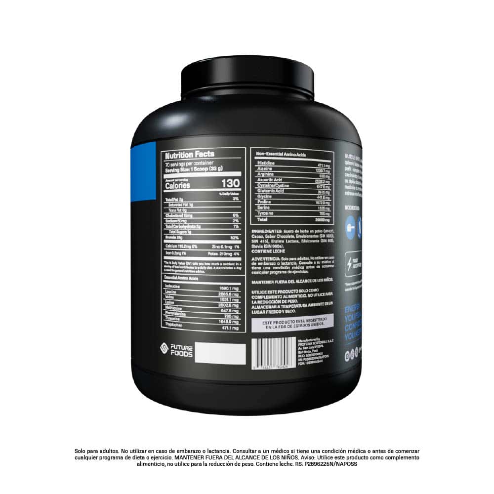Proteína Whey Sabor Fudgy Chocolate 2300g - Musclean