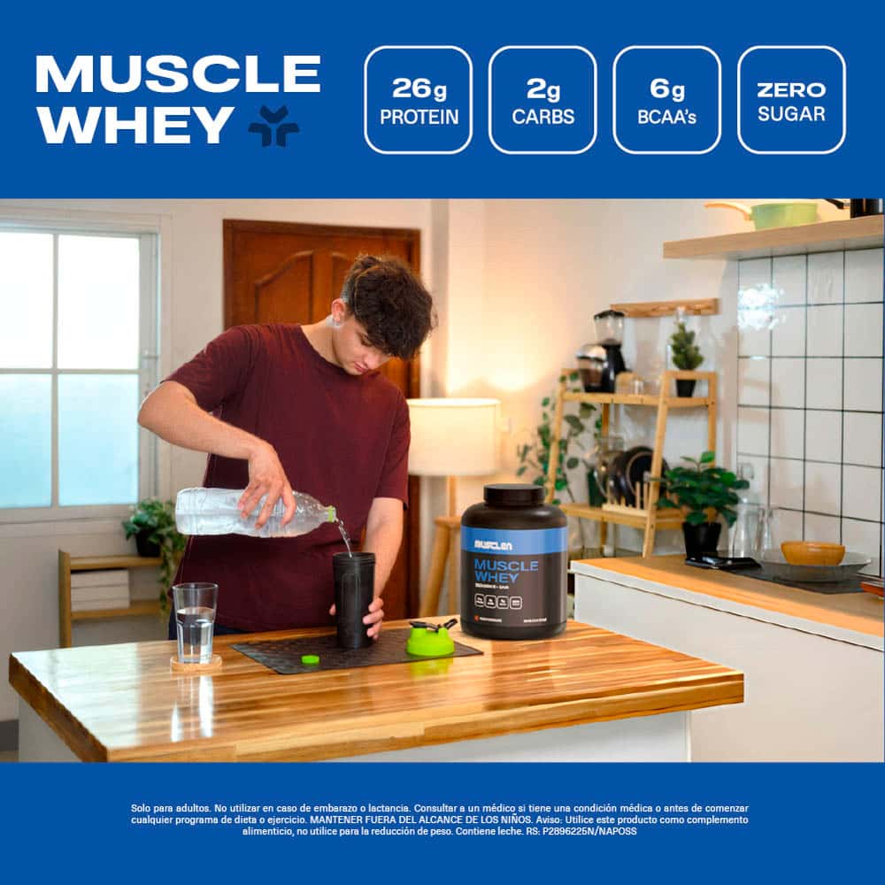 Proteína Whey Sabor Fudgy Chocolate 2300g - Musclean