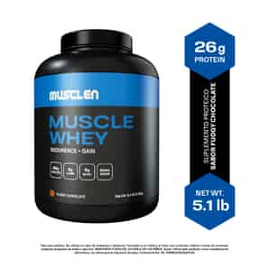 Proteína Muscle Whey Musclen Sabor Fudgy Chocolate