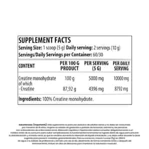 Creatina Monohidratada - 300 g - Dorian Yates
