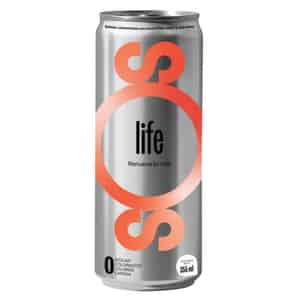 Bebida Carbonatada Life SOS Sabor Arándano