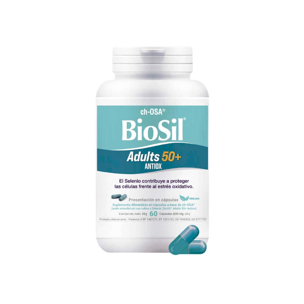BioSil Adults 50+ - 60 Cápsulas - BioSil