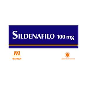 Sildenafilo 100 mg Tableta Recubierta