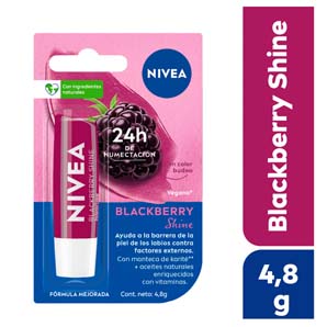 Protector Labial Nivea Blackberry Shine