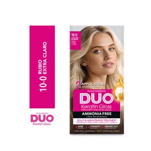 Tinte para Cabello Duo Keratin Gloss 10.0 Rubio Extra Claro