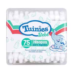 Hisopos Tuinies Bebé Puro Algodón