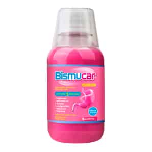 Bismucar Suspensión Oral Sabor Fresa - Frasco 150 ML