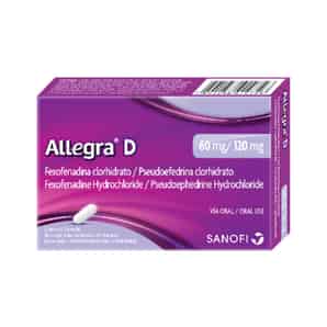 Allegra-D 60mg + 120mg  comprimido recubierto de liberación prolongada