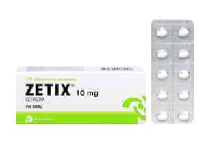 Zetix 10 Mg Comprimidos Recubiertos - Caja 10 UN