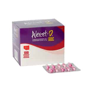 ALERCET D 5-120MG CAP LP CJAX100UND