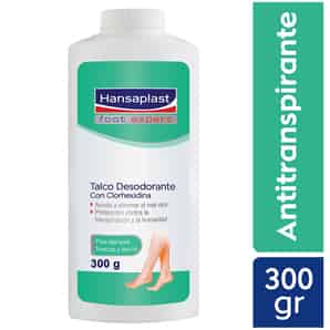 Talco Anti-transpirante Hansaplast con Clorhexidina