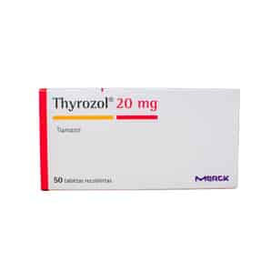 Thyrozol 20 Mg Tabletas Recubiertas - Caja 50 UN