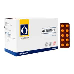 Atenolol 100 mg Tabletas