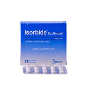 Isorbide 5mg Tableta Sublingual