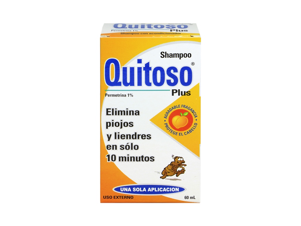 Shampoo Quitoso Plus 1 Frasco 60 ML Inkafarma