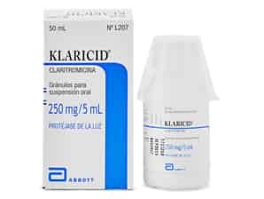 Klaricid 250 Mg/ 5Ml Gránulos para Suspensión Oral - Frasco 50 ML