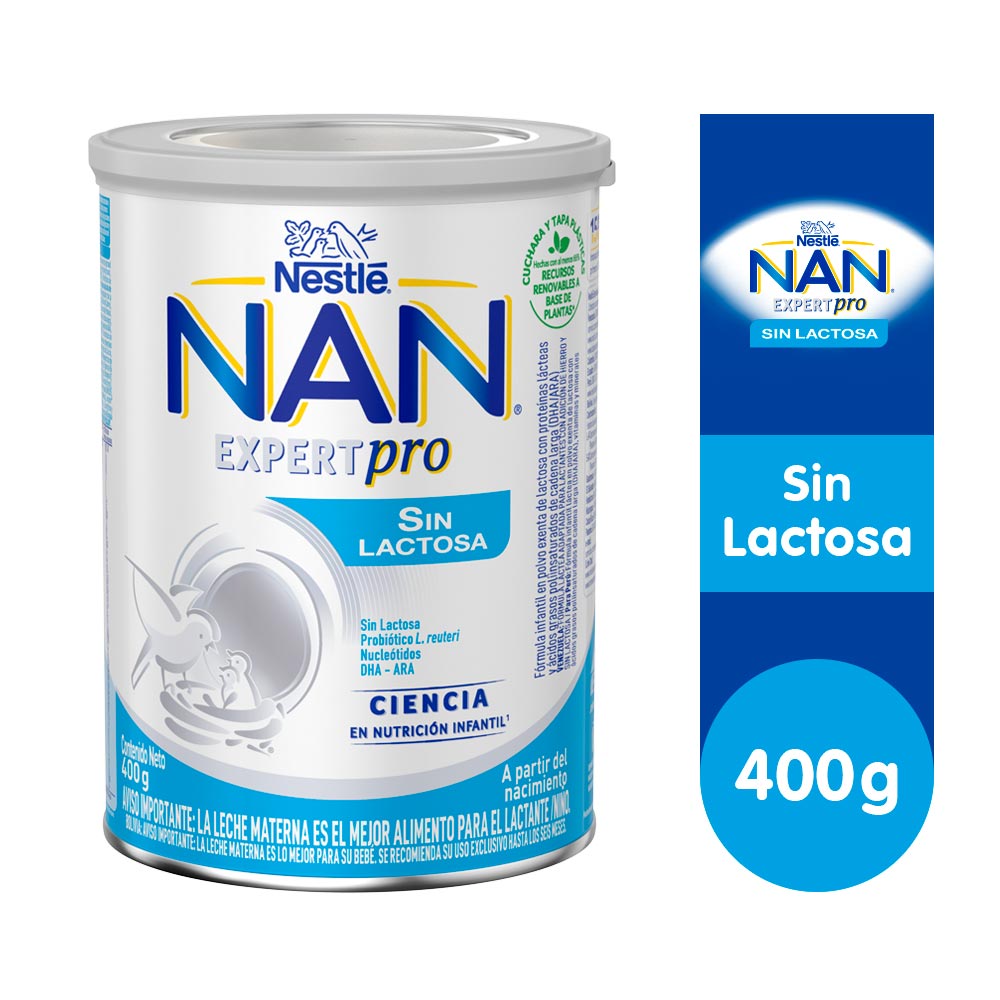 Fórmula Láctea Infantil NAN Sin Lactosa 400g | Inkafarma