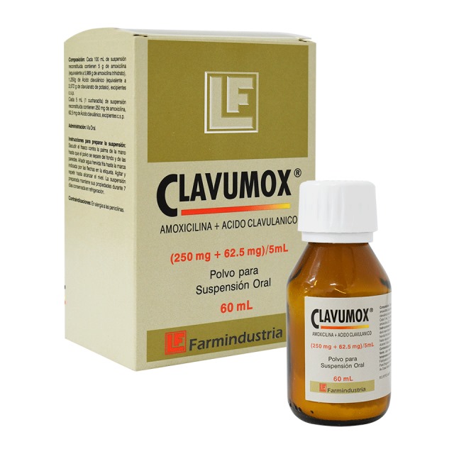 Clavumox 250mg 62 5 Mg 5 M Suspensión Mifarma