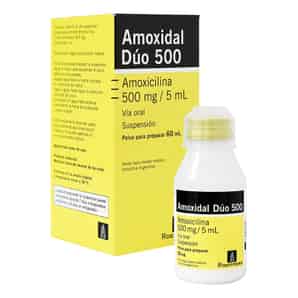Amoxidal Duo 500 Mg/5 Ml Polvo para Supensión