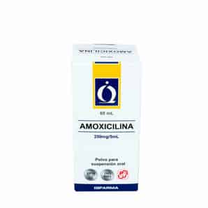 Amoxicilina 250 Mg/5 Ml Polvo para Suspensión - Frasco 60 ML