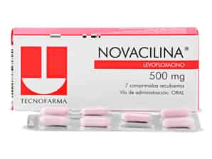 Novacilina 500 Mg Comprimidos Recubiertos - Caja 7 UN