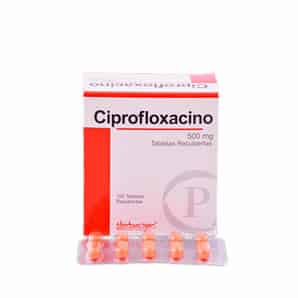 Ciprofloxacino 500 Mg Tableta Recubierta - Caja 100 UN