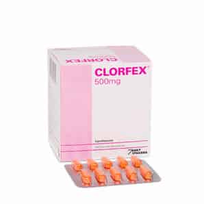 Clorfex 500mg Tableta Recubierta