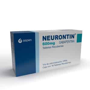 NEURONTIN 600MG TABLETA RECUBIERTA