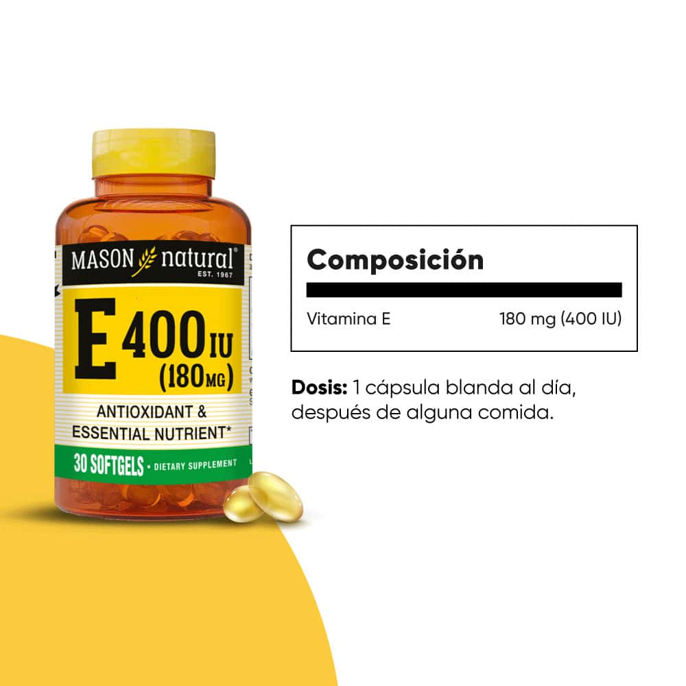Vitamina E 400UI Mason Natural