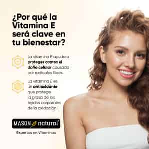 Vitamina E 1,000 UI - 50 Cápsulas Blandas - Mason Natural