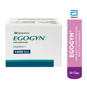 Egogyn 1000 UI Vitamina E Cápsula blanda