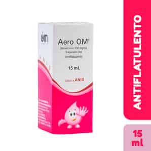 Aero-OM 100mg/ml Suspensión Gotas Sabor Anís - Frasco 15 ML