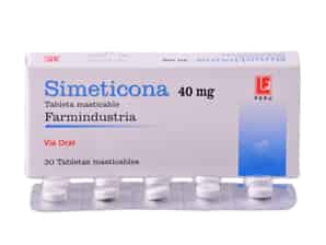 Simeticona 40mgTableta masticable - Caja 30 UN