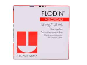 Flodin 15 Mg/ 1.5 Ml Solución Inyectable