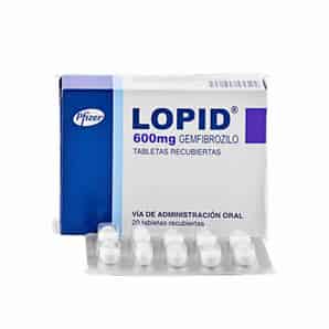 Lopid 600mg Tableta recubierta