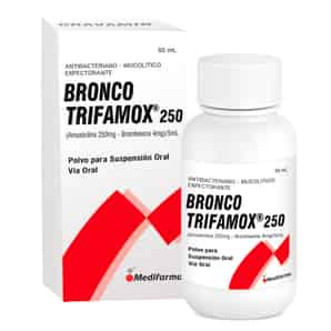 Bronco Trifamox 250 Polvo para suspensión oral