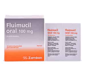 Fluimucil Oral 100 Mg Granulado para Solución Oral