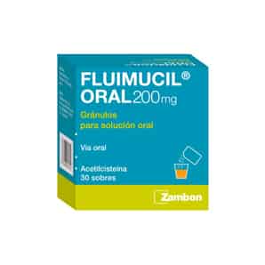 Fluimucil Oral 200 mg Granulado para Solución Oral