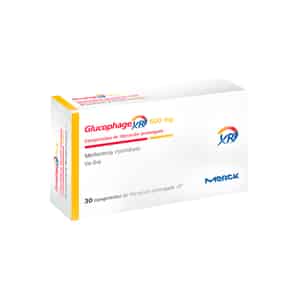 Glucophage XR 500 Mg Comprimidos de Liberación Prolongada